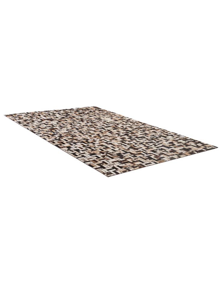 Detail image of  5' 1 x 8' Cowhide - Patchwork Rug