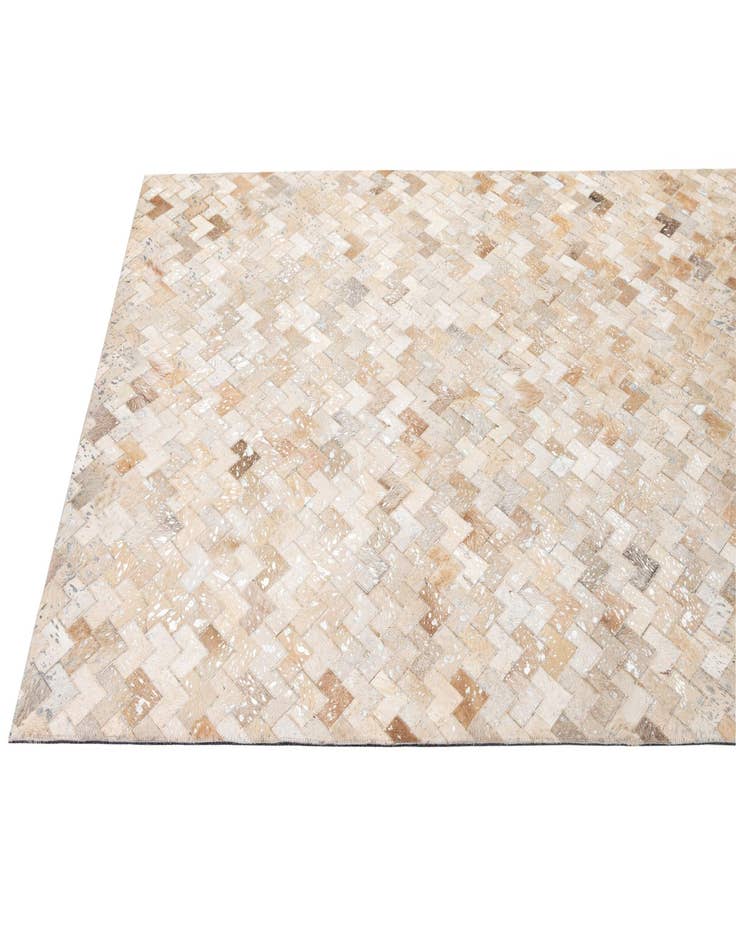 Detail image of  5' x 7' 11 Cowhide - Patchwork Rug