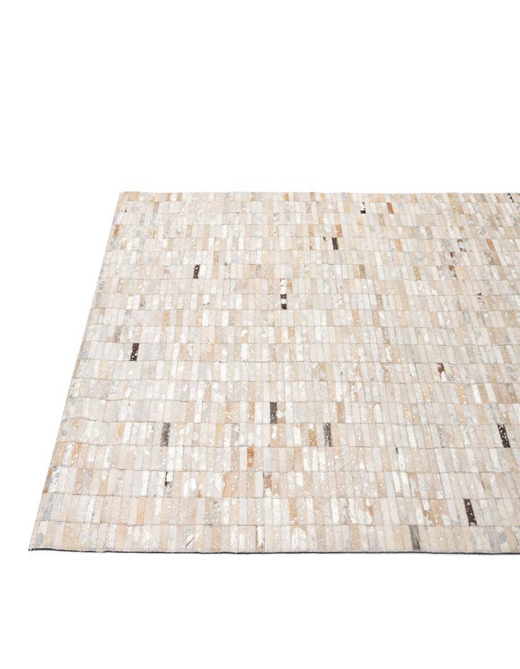 Detail image of  4' 11 x 8' 1 Cowhide - Patchwork Rug