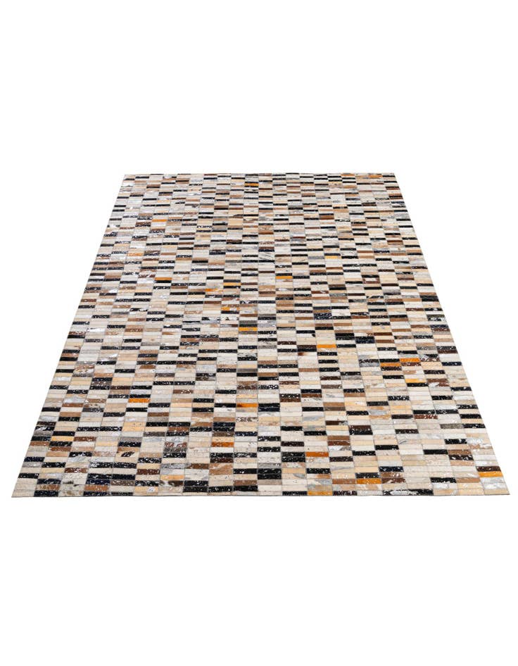 Detail image of  5' x 8' 2 Cowhide - Patchwork Rug