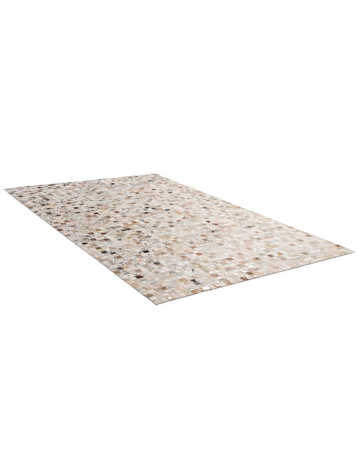 Detail image of  5' 1 x 8' 1 Cowhide - Patchwork Rug