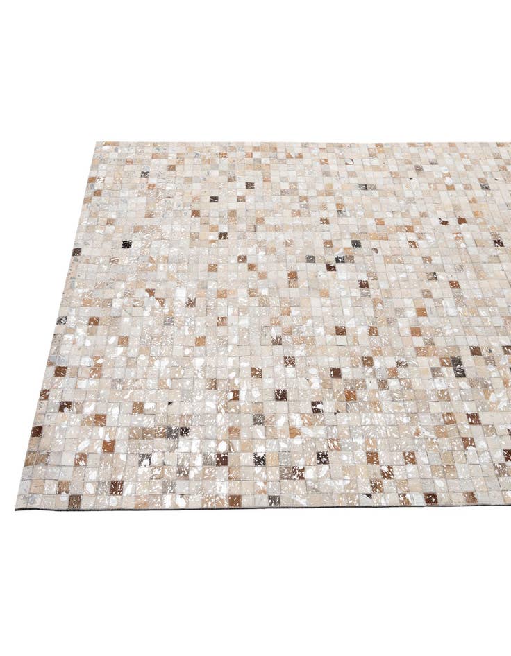 Detail image of  5' 1 x 8' 1 Cowhide - Patchwork Rug