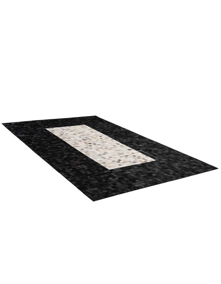 Detail image of  5' 1 x 8' 2 Cowhide - Patchwork Rug