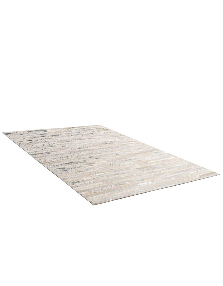 Detail image of  5' 2 x 7' 11 Cowhide - Patchwork Rug