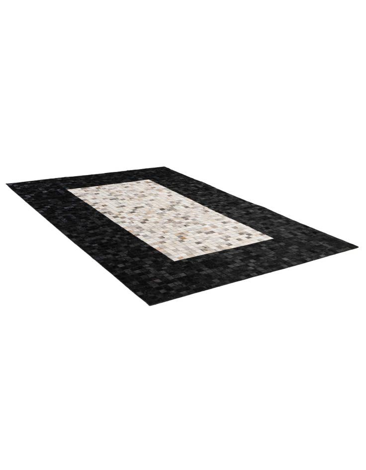 Detail image of  5' x 7' 10 Cowhide - Patchwork Rug