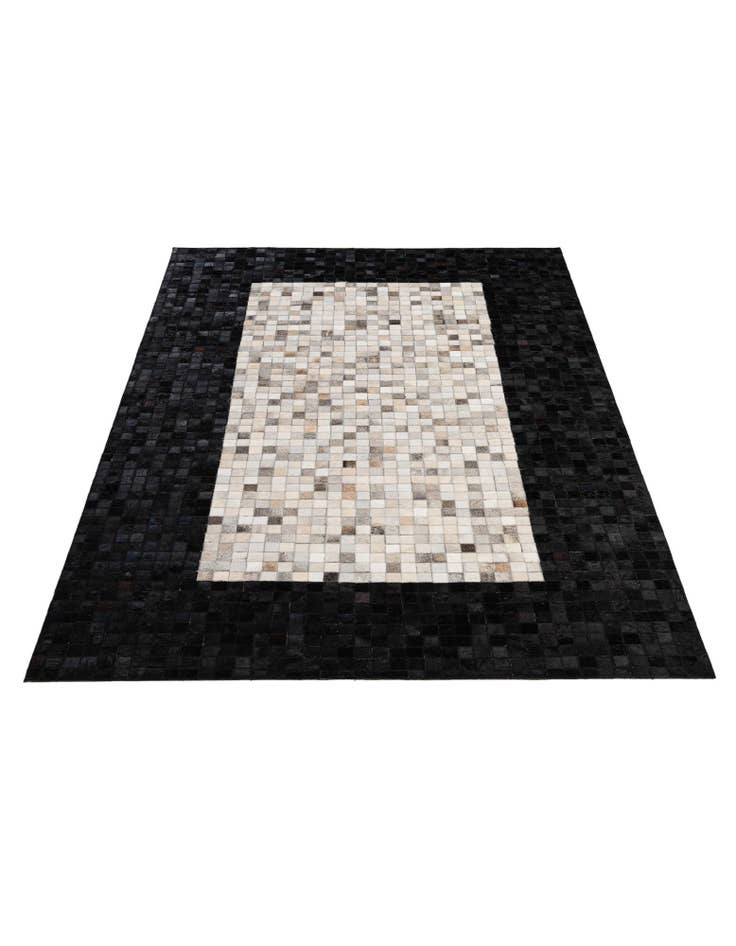 Detail image of  5' x 7' 10 Cowhide - Patchwork Rug