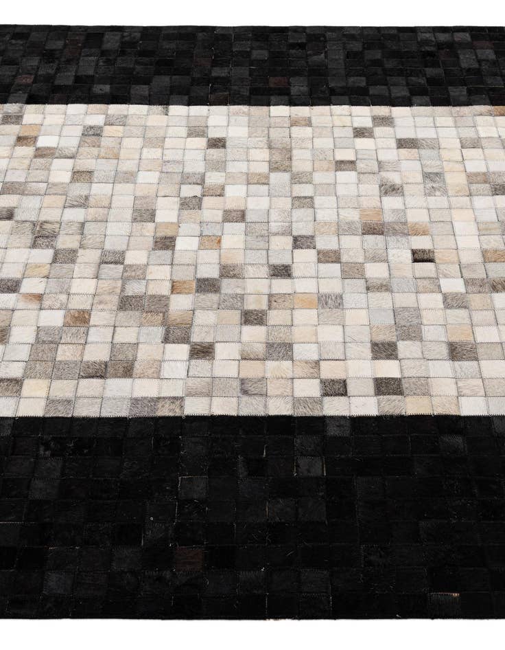 Detail image of  5' x 7' 10 Cowhide - Patchwork Rug