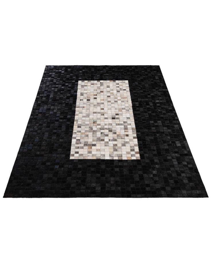 Detail image of  5' x 8' Cowhide - Patchwork Rug