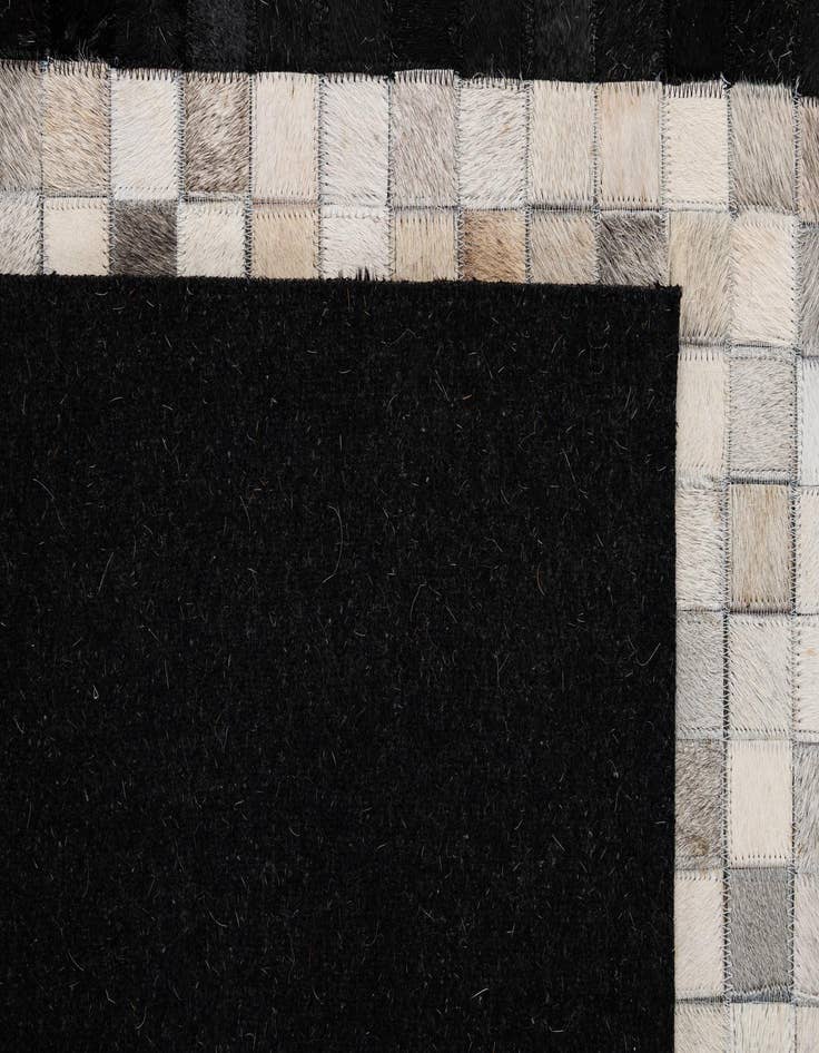Detail image of  5' x 8' Cowhide - Patchwork Rug