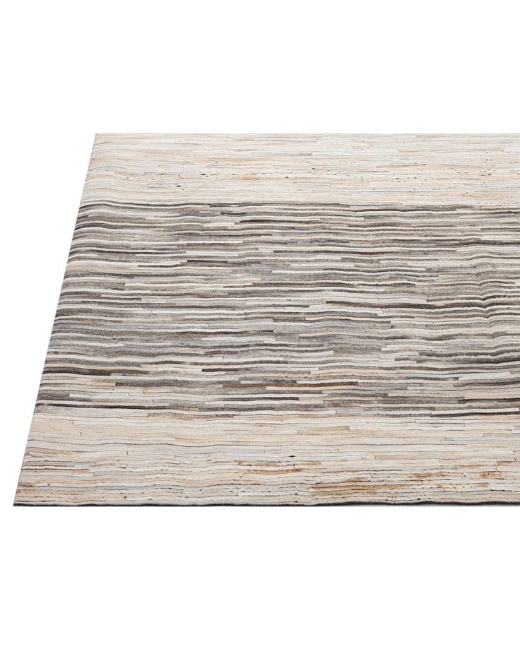 Detail image of  5' 1 x 7' 11 Cowhide - Patchwork Rug