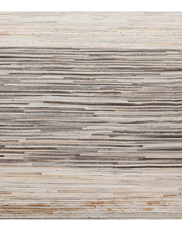 Detail image of  5' 1 x 7' 11 Cowhide - Patchwork Rug