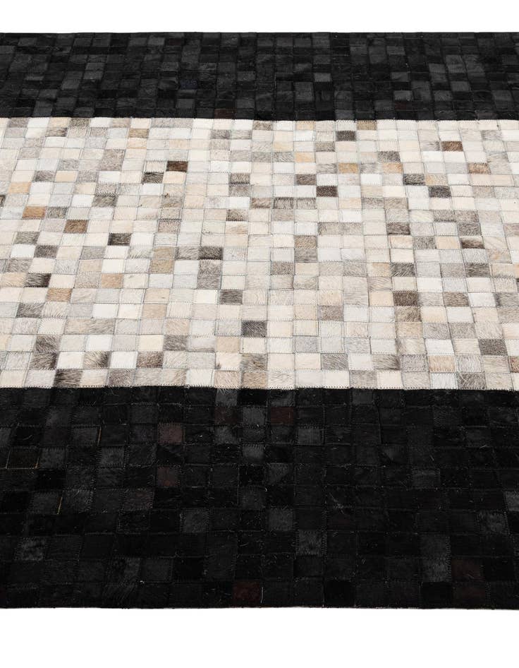 Detail image of  5' x 8' Cowhide - Patchwork Rug