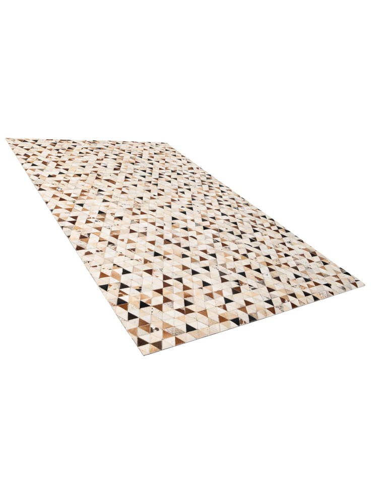 Detail image of  5' 1 x 7' 11 Cowhide - Patchwork Rug