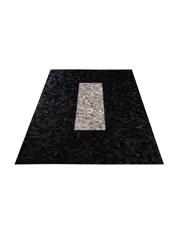 Detail image of  5' x 7' 11 Cowhide - Patchwork Rug