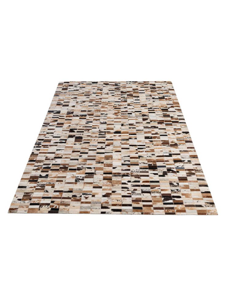 Detail image of  5' x 8' 1 Cowhide - Patchwork Rug