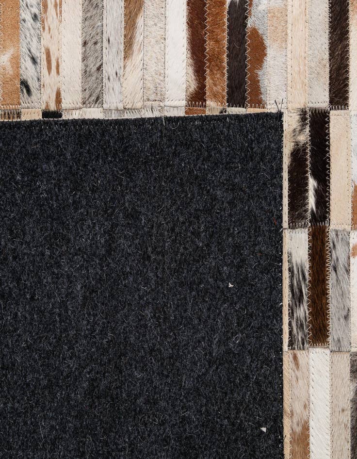 Detail image of  5' x 8' 1 Cowhide - Patchwork Rug