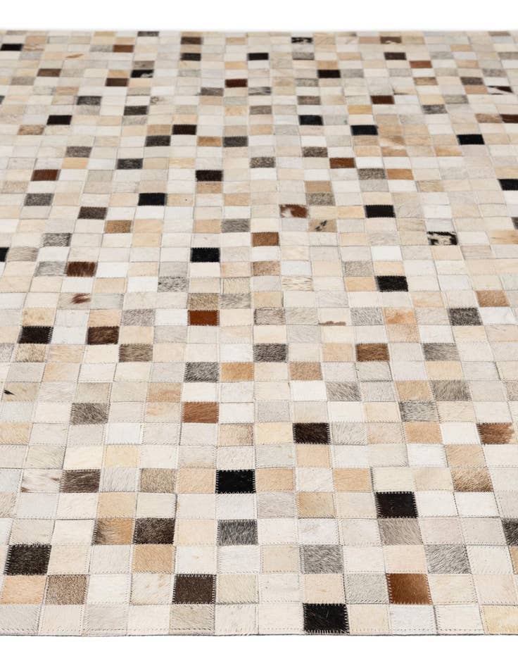 Detail image of  5' x 7' 10 Cowhide - Patchwork Rug