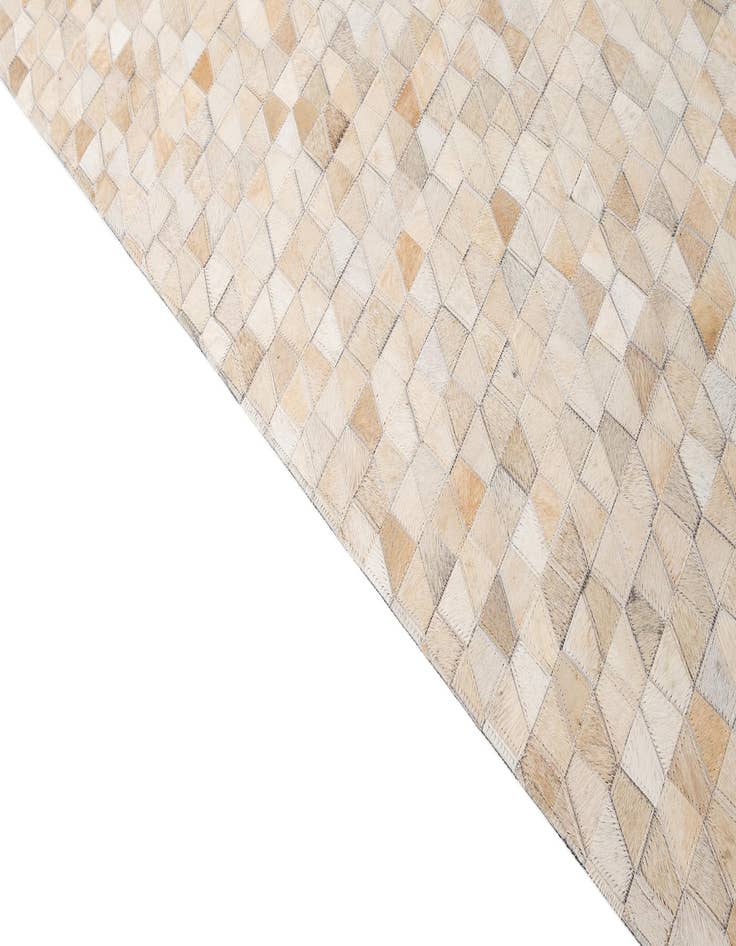 Detail image of  5' 2 x 8' 1 Cowhide - Patchwork Rug