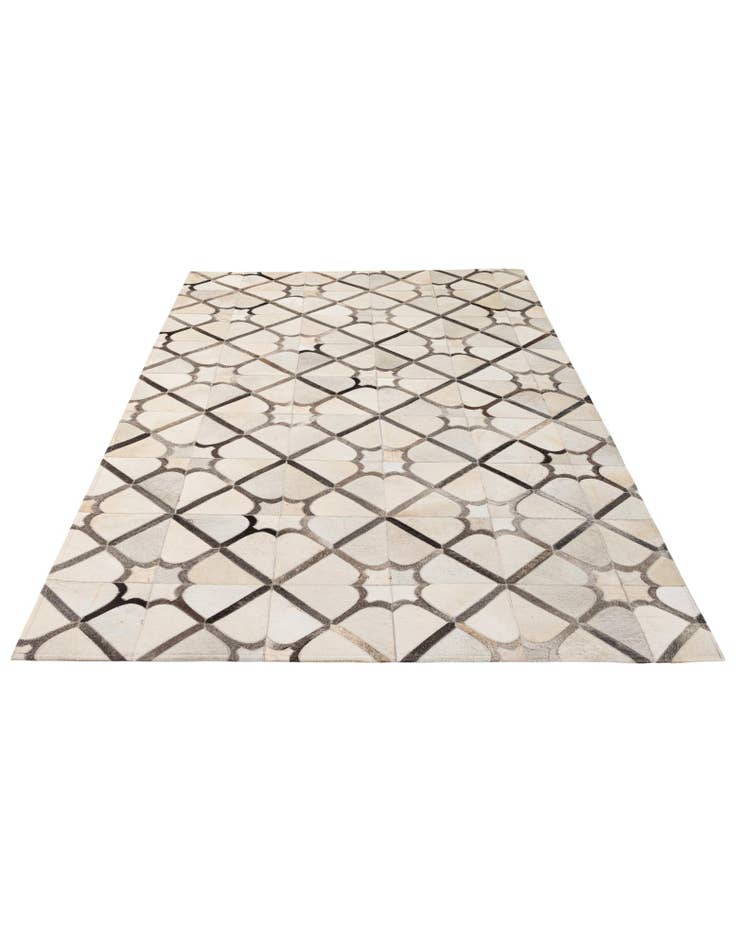 Detail image of  5' x 7' 11 Cowhide - Patchwork Rug