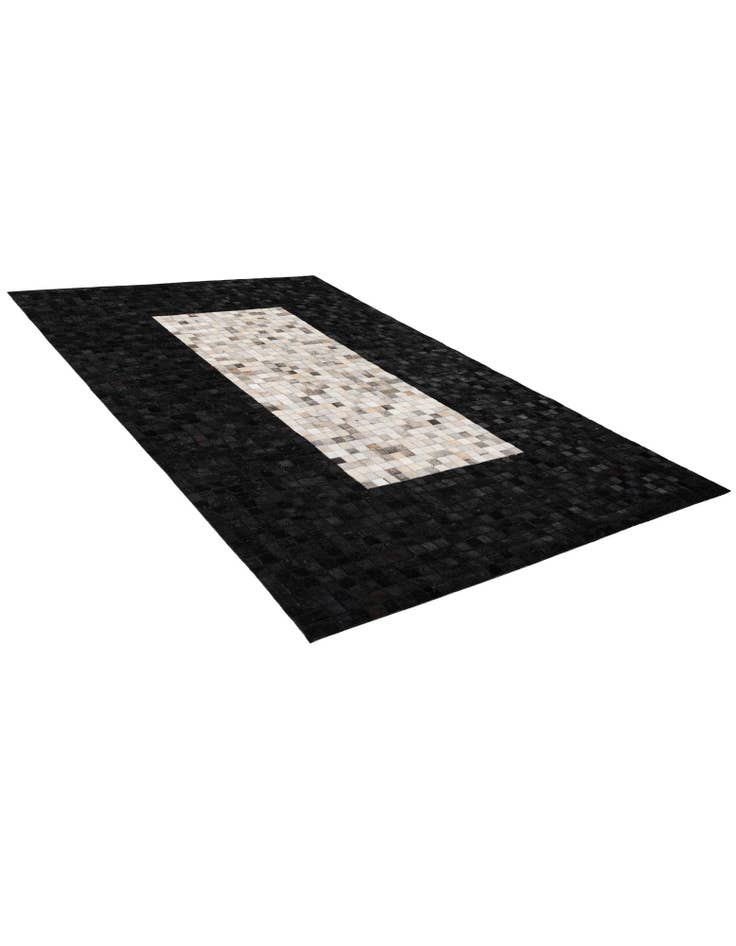 Detail image of  5' x 7' 11 Cowhide - Patchwork Rug