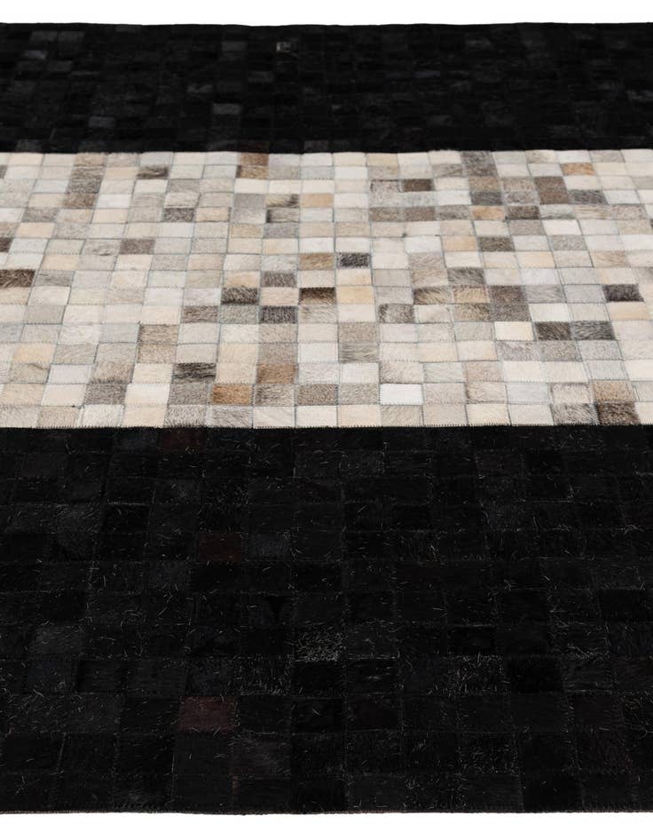 Detail image of  5' x 7' 11 Cowhide - Patchwork Rug