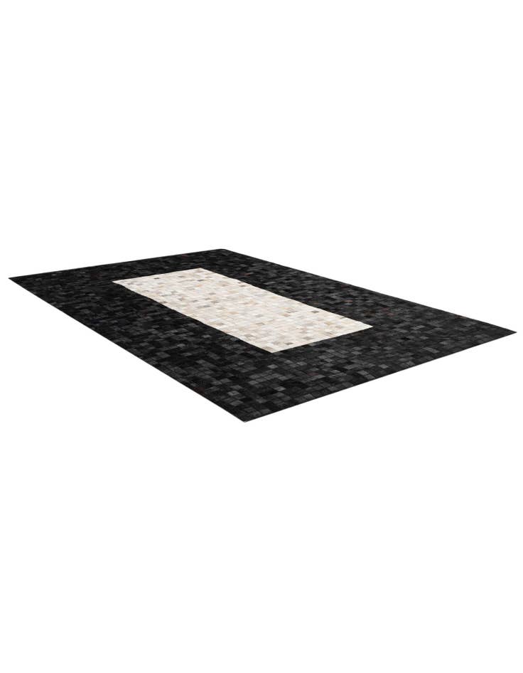 Detail image of  5' 1 x 8' 1 Cowhide - Patchwork Rug