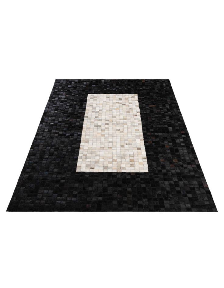 Detail image of  5' 1 x 8' 1 Cowhide - Patchwork Rug