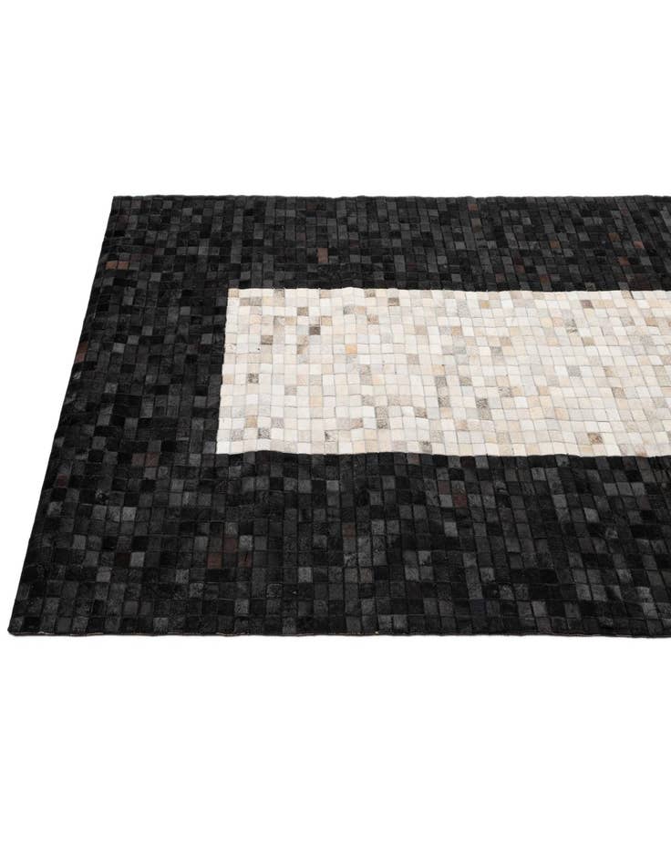 Detail image of  5' 1 x 8' 1 Cowhide - Patchwork Rug