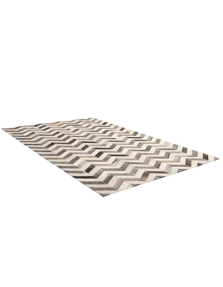 Detail image of  5' 1 x 8' 1 Cowhide - Patchwork Rug