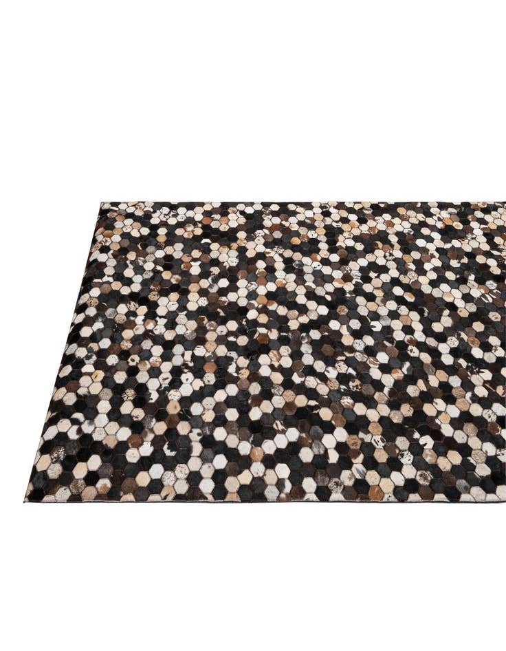 Detail image of  5' x 8' Cowhide - Patchwork Rug