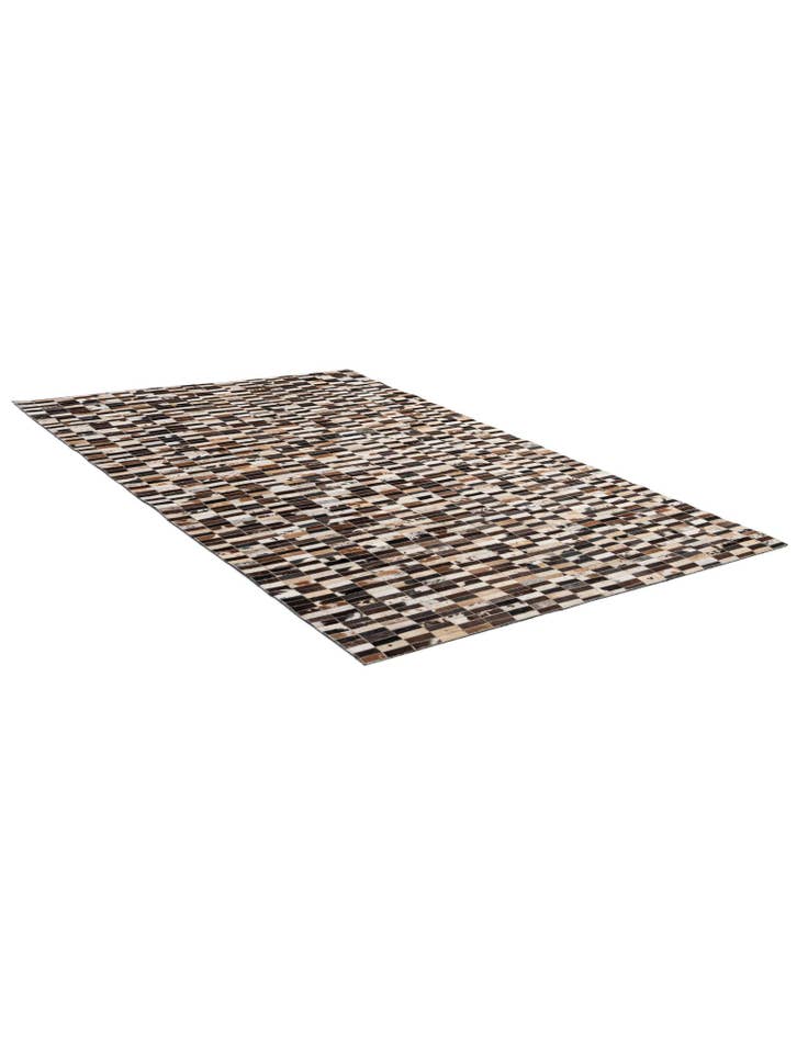 Detail image of  4' 11 x 7' 11 Cowhide - Patchwork Rug