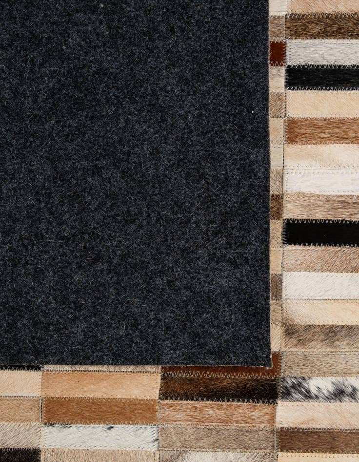 Detail image of  5' x 7' 11 Cowhide - Patchwork Rug