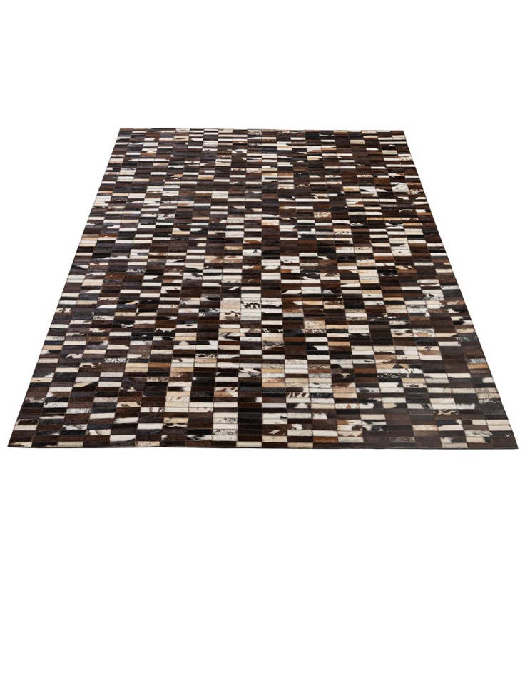 Detail image of  5' x 8' Cowhide - Patchwork Rug
