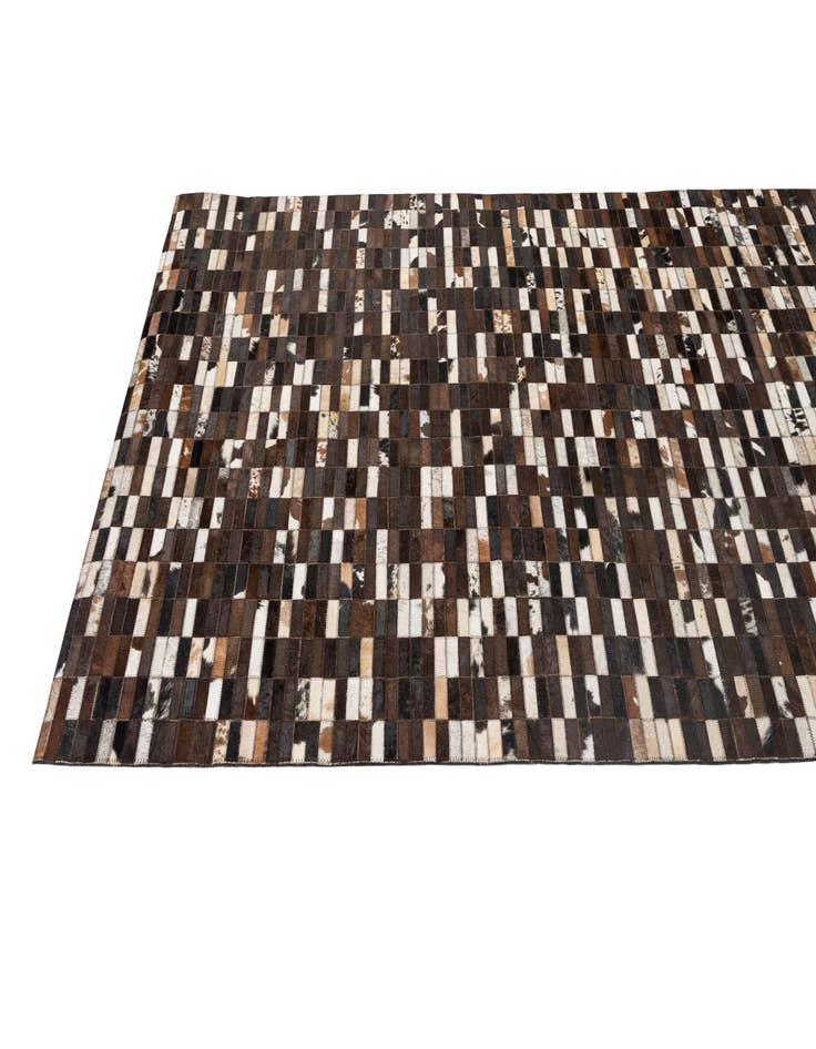 Detail image of  5' x 8' Cowhide - Patchwork Rug