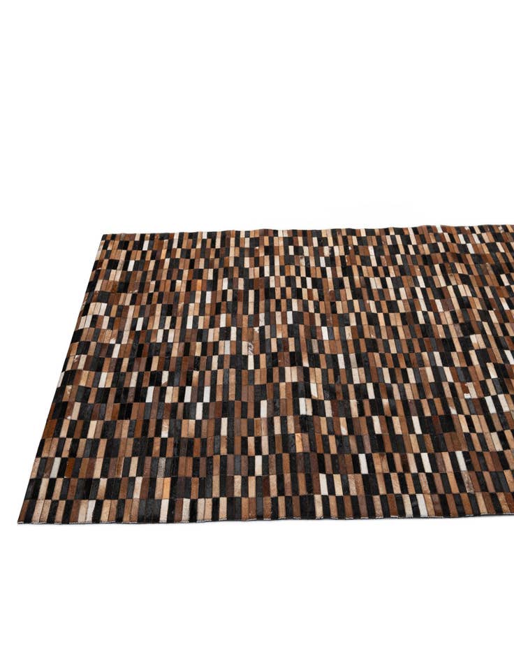 Detail image of  5' x 7' 11 Cowhide - Patchwork Rug