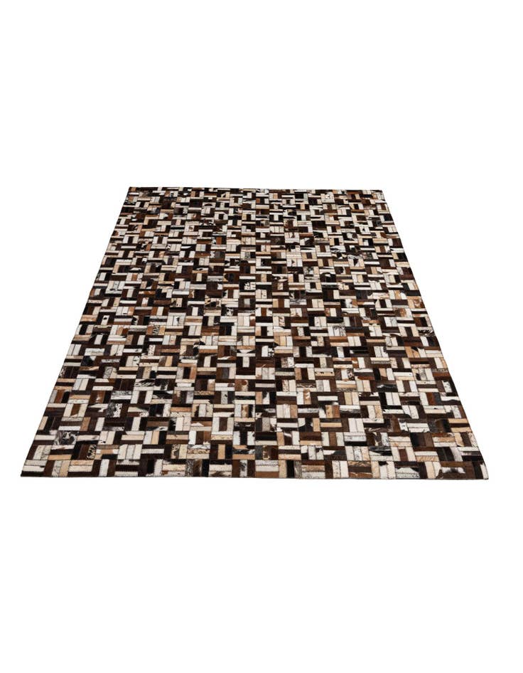 Detail image of  5' x 7' 10 Cowhide - Patchwork Rug