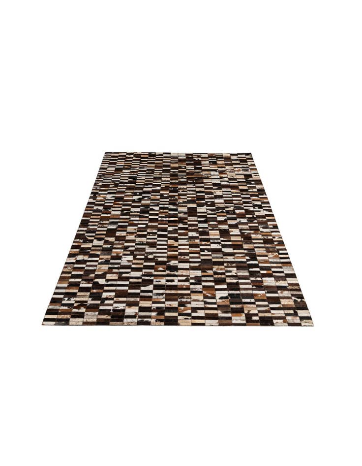 Detail image of  5' x 8' Cowhide - Patchwork Rug