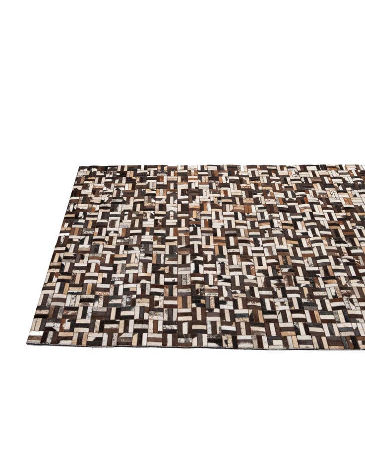 Detail image of  5' x 7' 11 Cowhide - Patchwork Rug