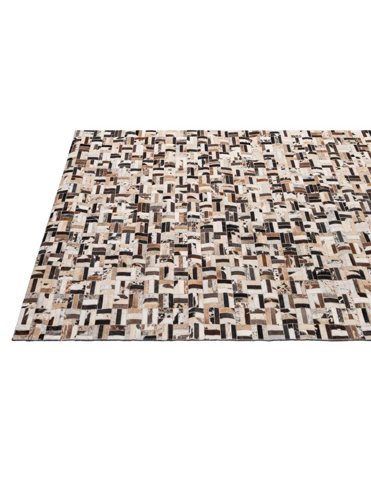 Detail image of  5' x 8' Cowhide - Patchwork Rug