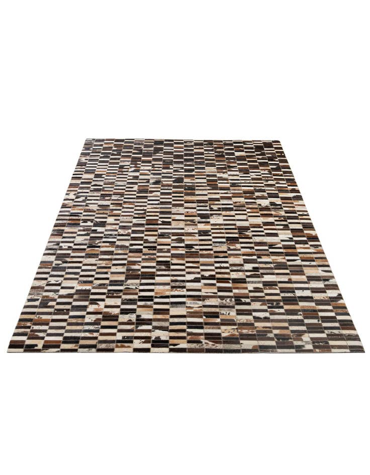 Detail image of  5' x 7' 11 Cowhide - Patchwork Rug