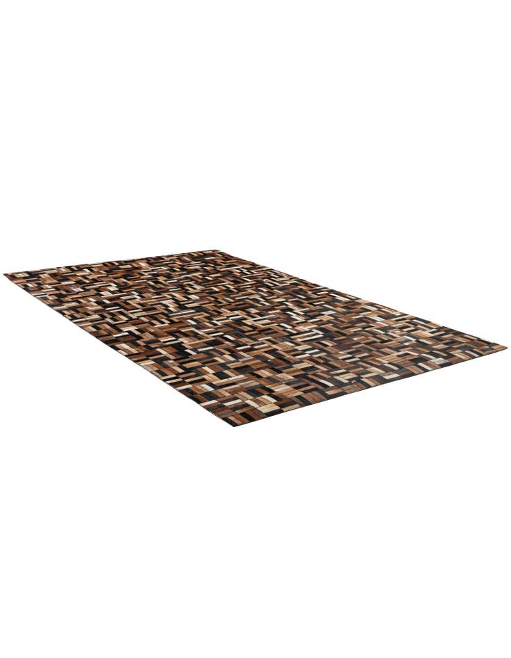 Detail image of  4' 11 x 8' 1 Cowhide - Patchwork Rug