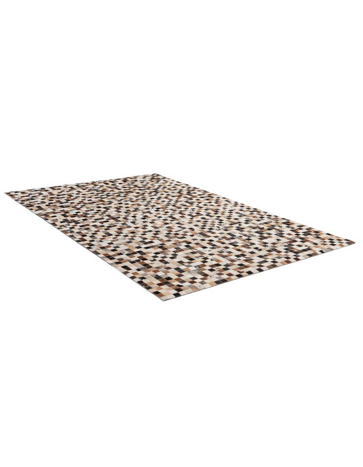 Detail image of  5' x 7' 11 Cowhide - Patchwork Rug