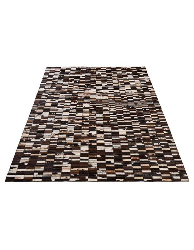 Detail image of  5' x 7' 11 Cowhide - Patchwork Rug