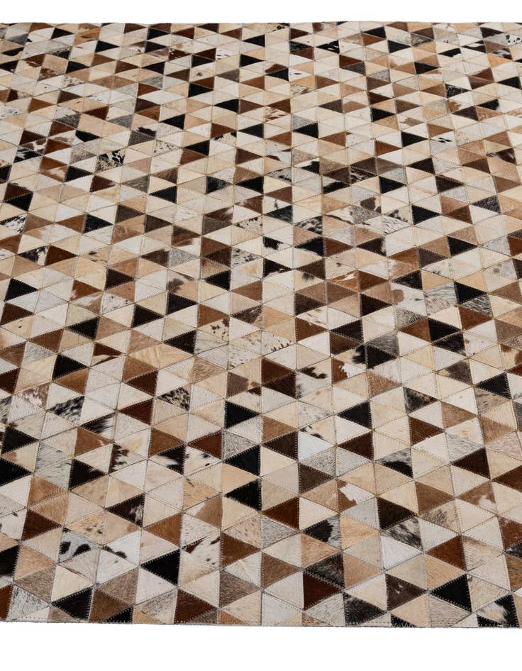 Detail image of  5' x 8' Cowhide - Patchwork Rug