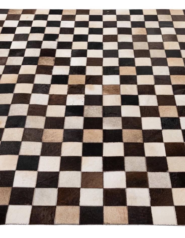 Detail image of  5' x 8' 1 Cowhide - Patchwork Rug