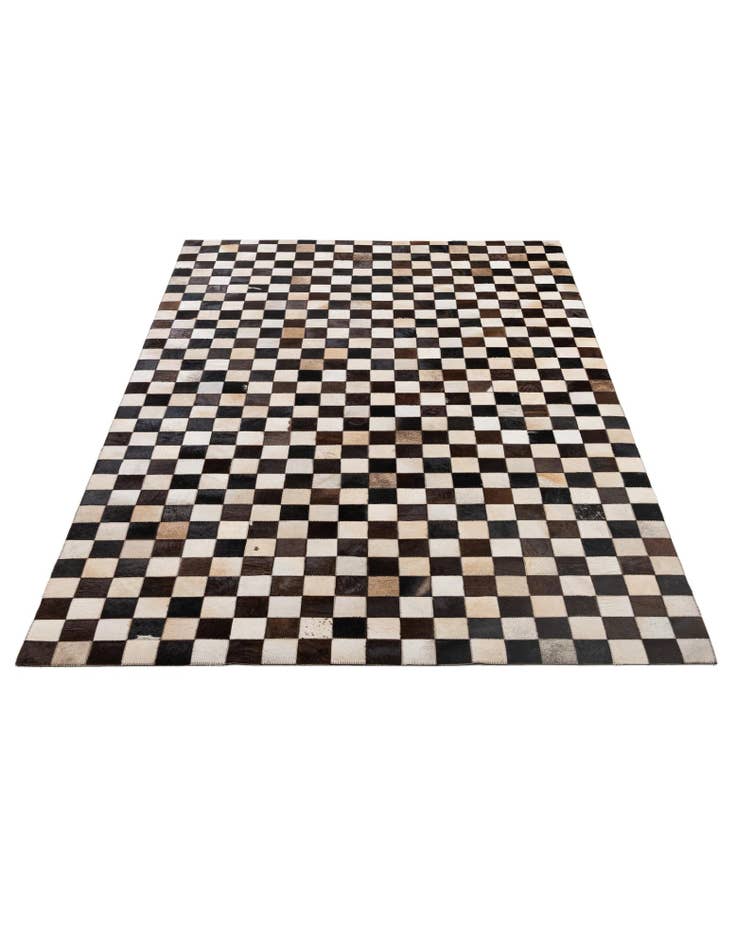 Detail image of  5' x 8' 1 Cowhide - Patchwork Rug