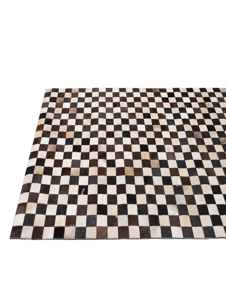 Detail image of  5' x 8' 1 Cowhide - Patchwork Rug