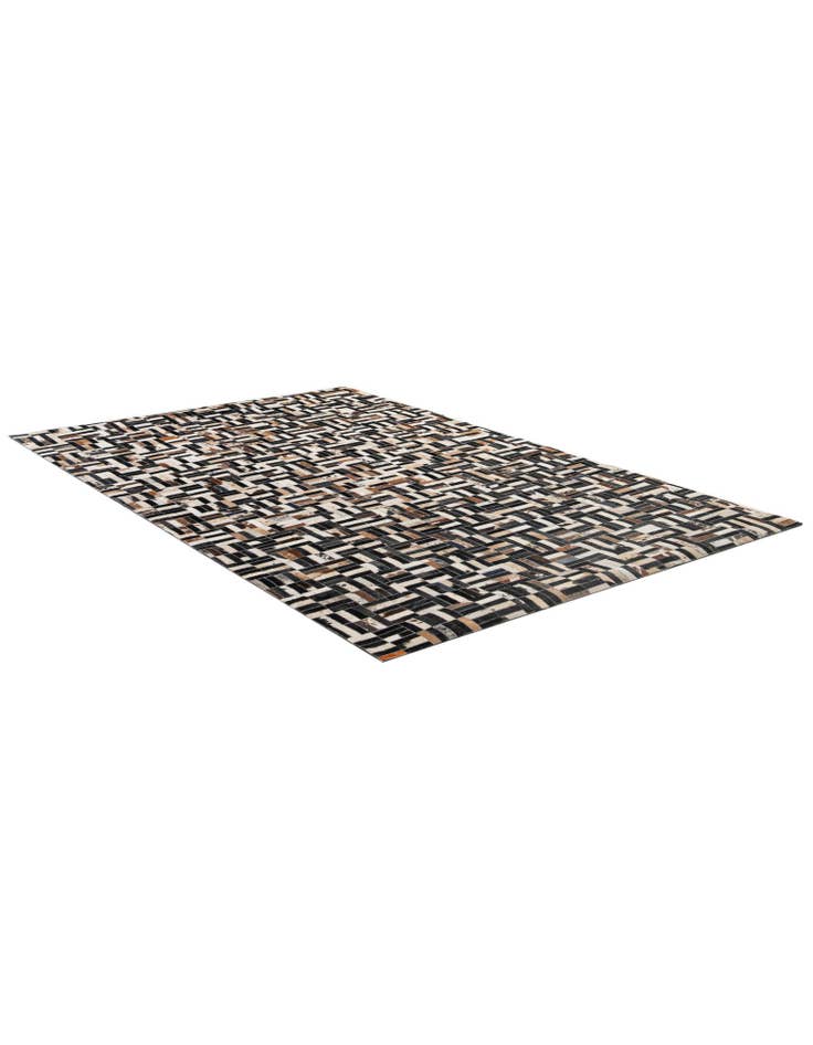 Detail image of  5' 1 x 8' Cowhide - Patchwork Rug