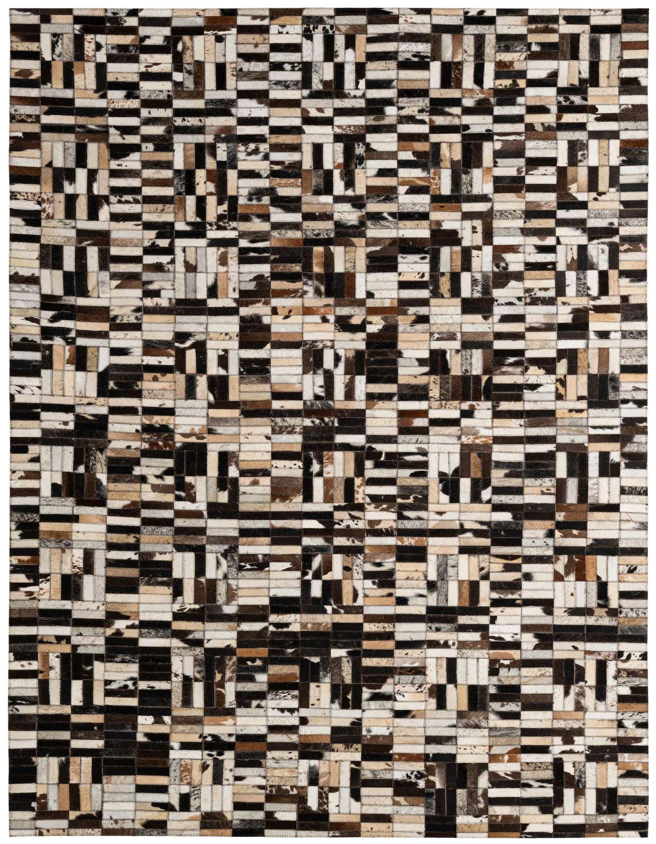 Primary image  5' x 7' 10 Cowhide - Patchwork Rug