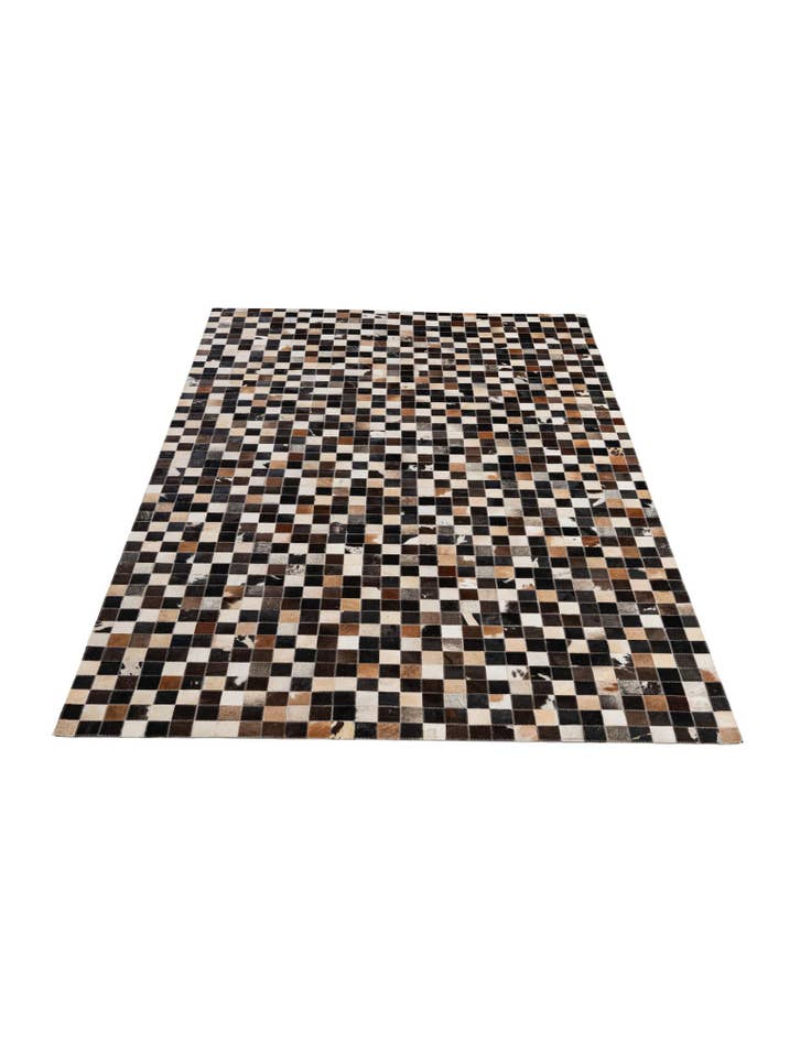 Detail image of  5' x 8' Cowhide - Patchwork Rug